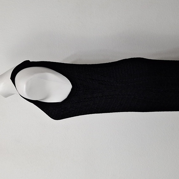 Chicos Black Whimsigoth Witchy Crochet Sleeveless Sheath Maxi Dress Size XL - Picture 5 of 15